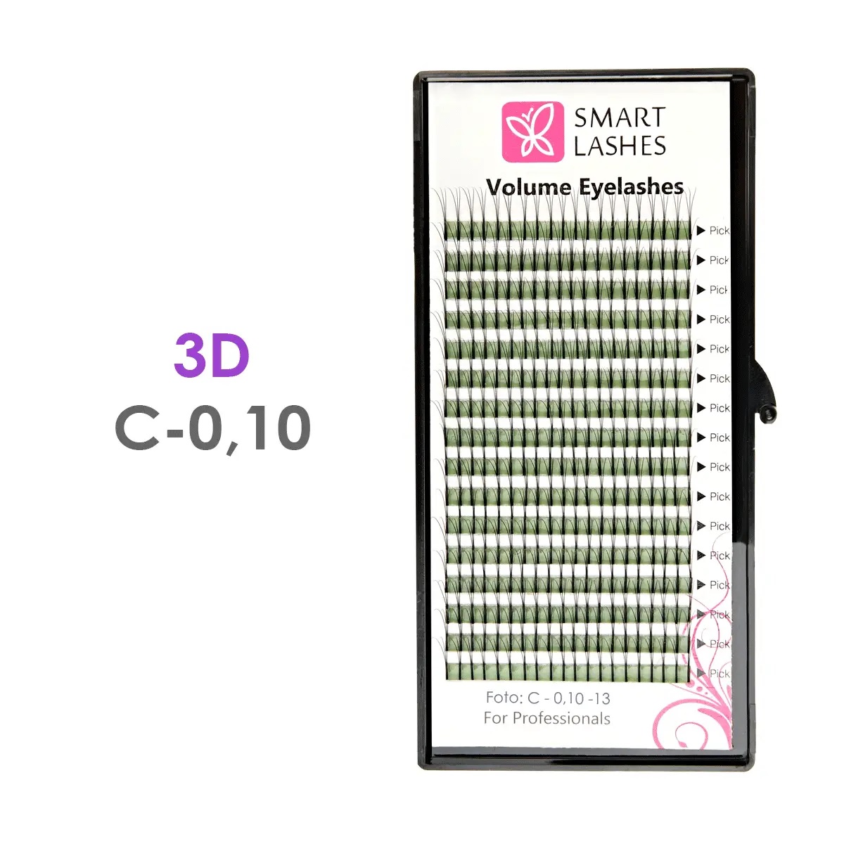 3D - C - 0.10 mm | Smart Lashes