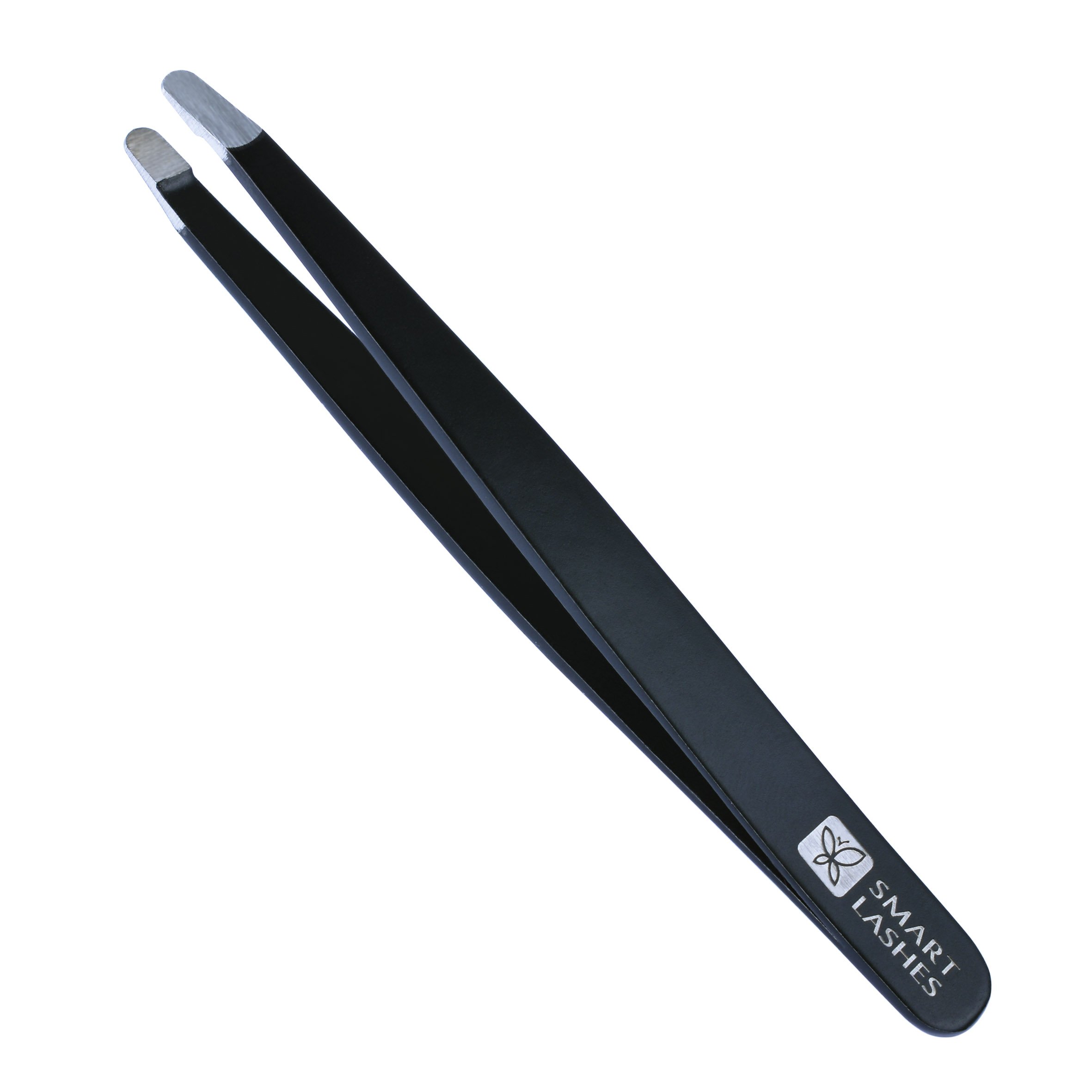 Professional tweezers - rounded tips - black | Smart Lashes