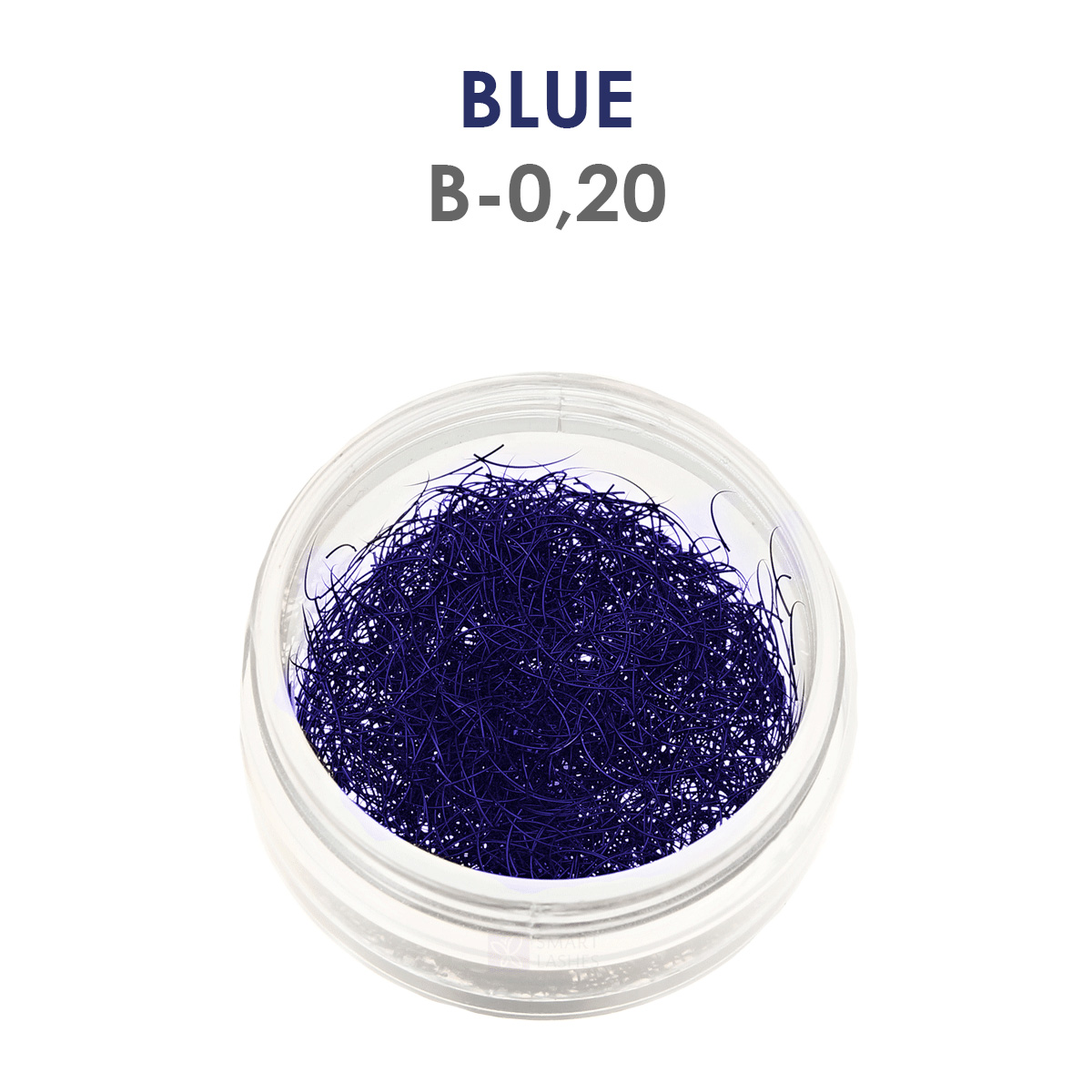 Blue lashes - 1g - B - 0.20 mm