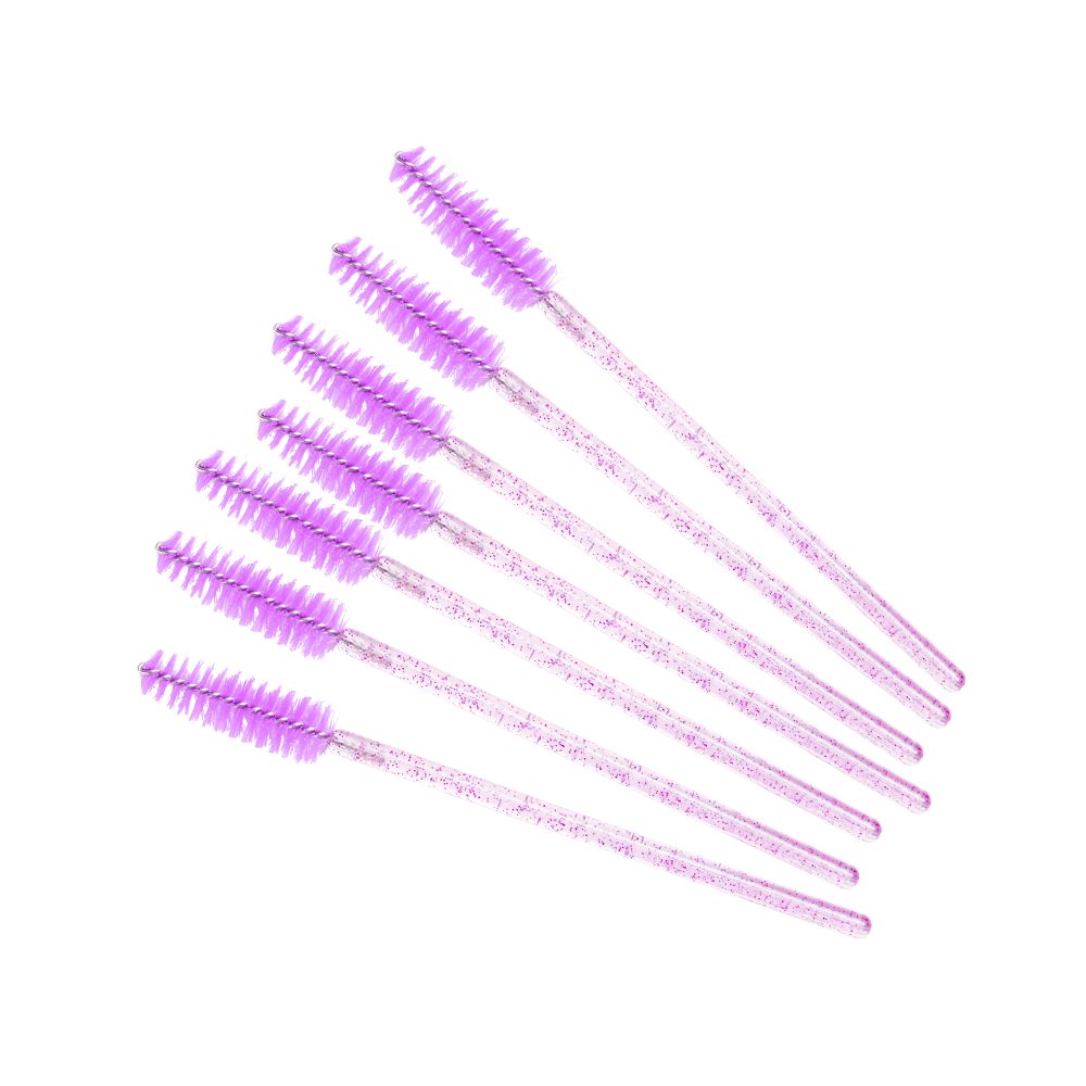 Disposable mascara brush - violet glitter | Smart Lashes