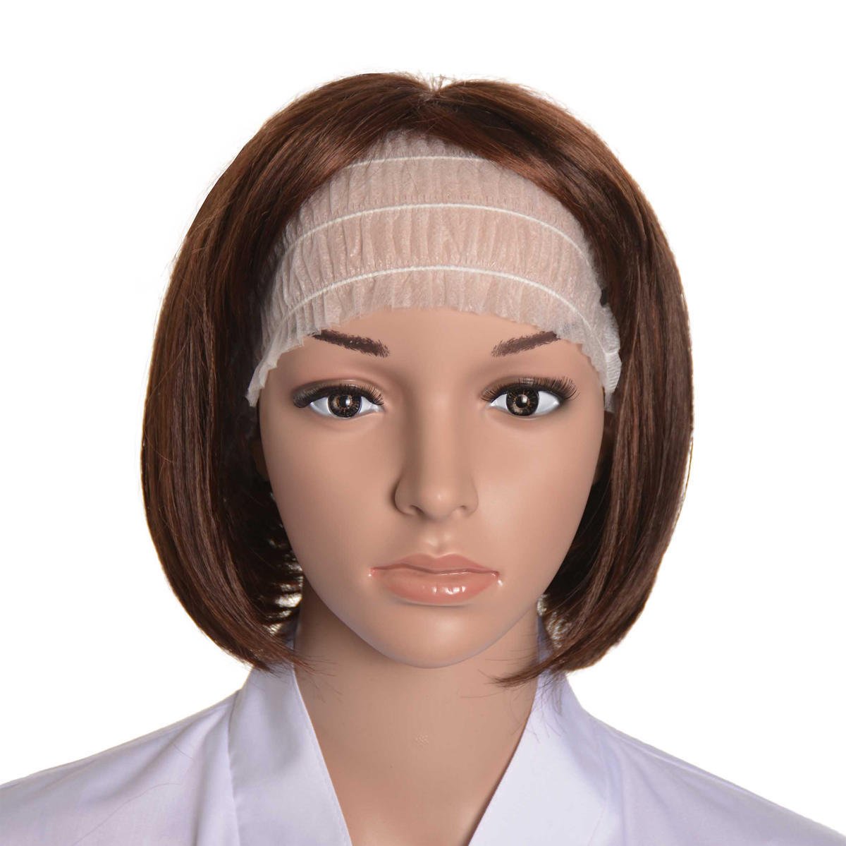 Disposable white headband - 100 pcs | Smart Lashes