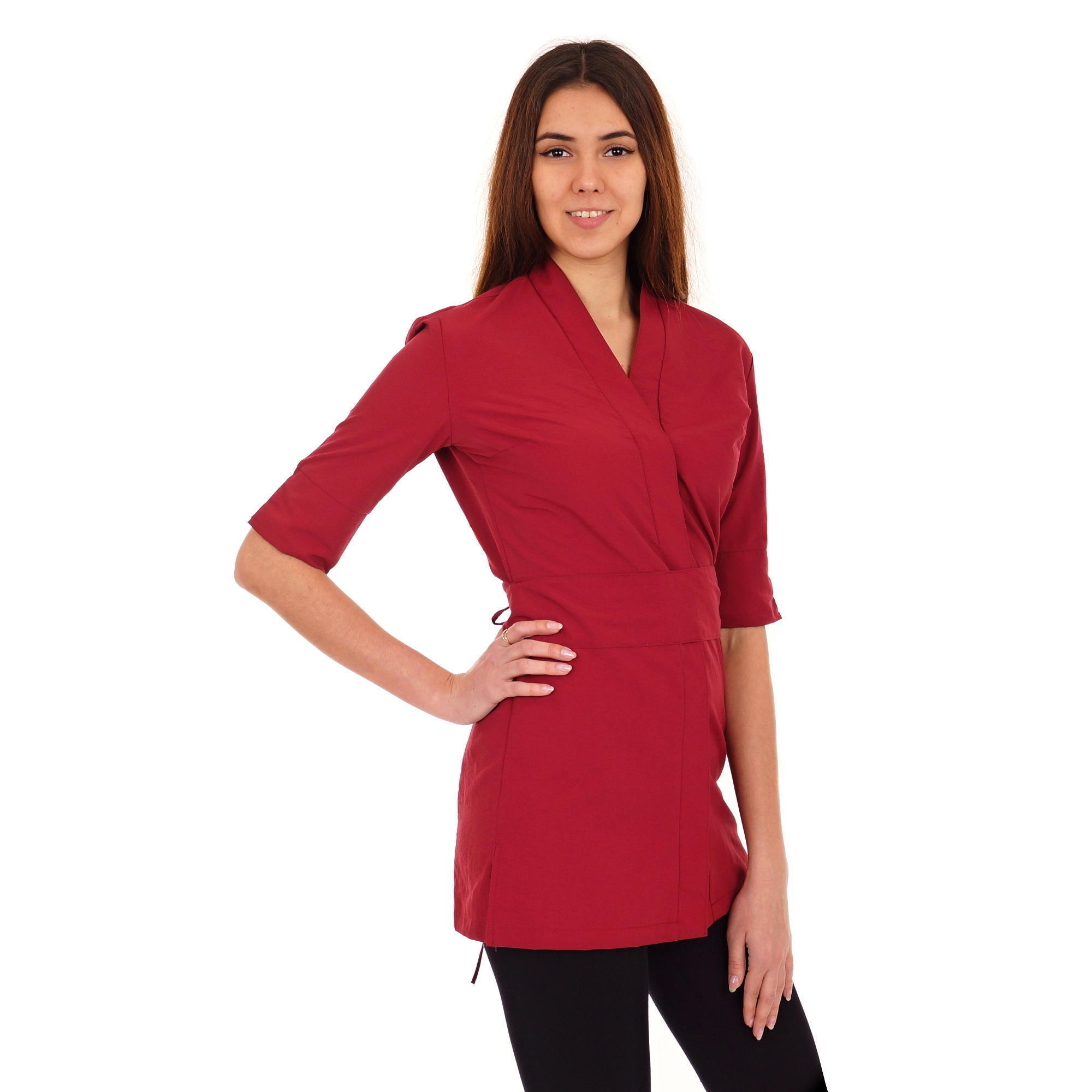 Fashion kimono YASMINE - burgundy | Smart Lashes