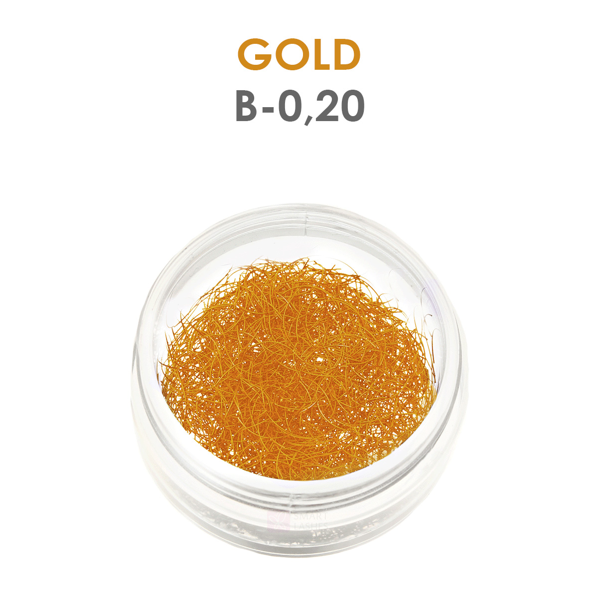 Golden lashes - 1g - B - 0.20 mm