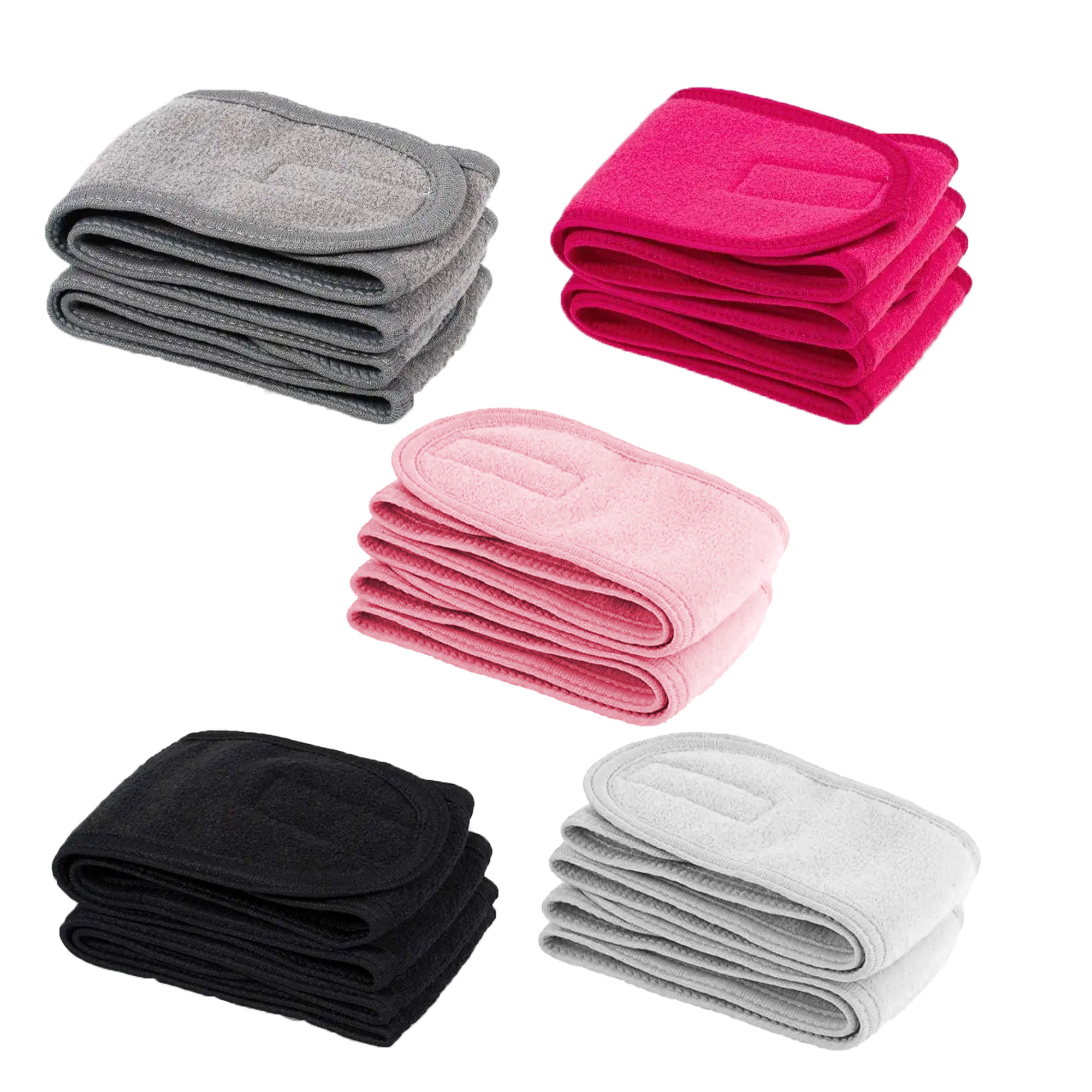 Cosmetic terry headband - mix colors