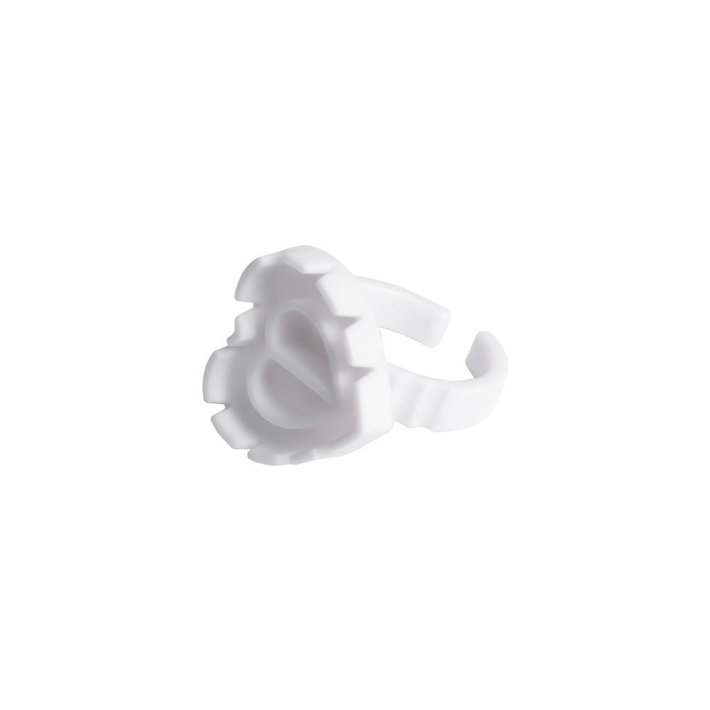 Glue ring - heart - white | Smart Lashes