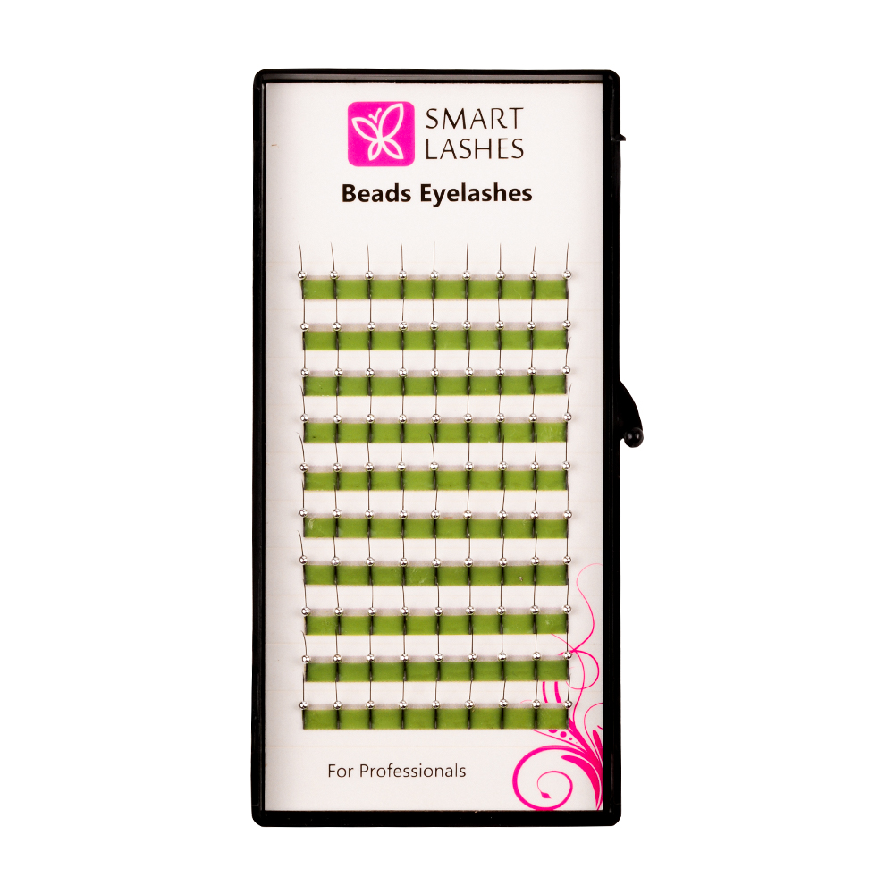 Beads Eyelashes SILVER - C - 0.20 mm x 13 mm | Smart Lashes