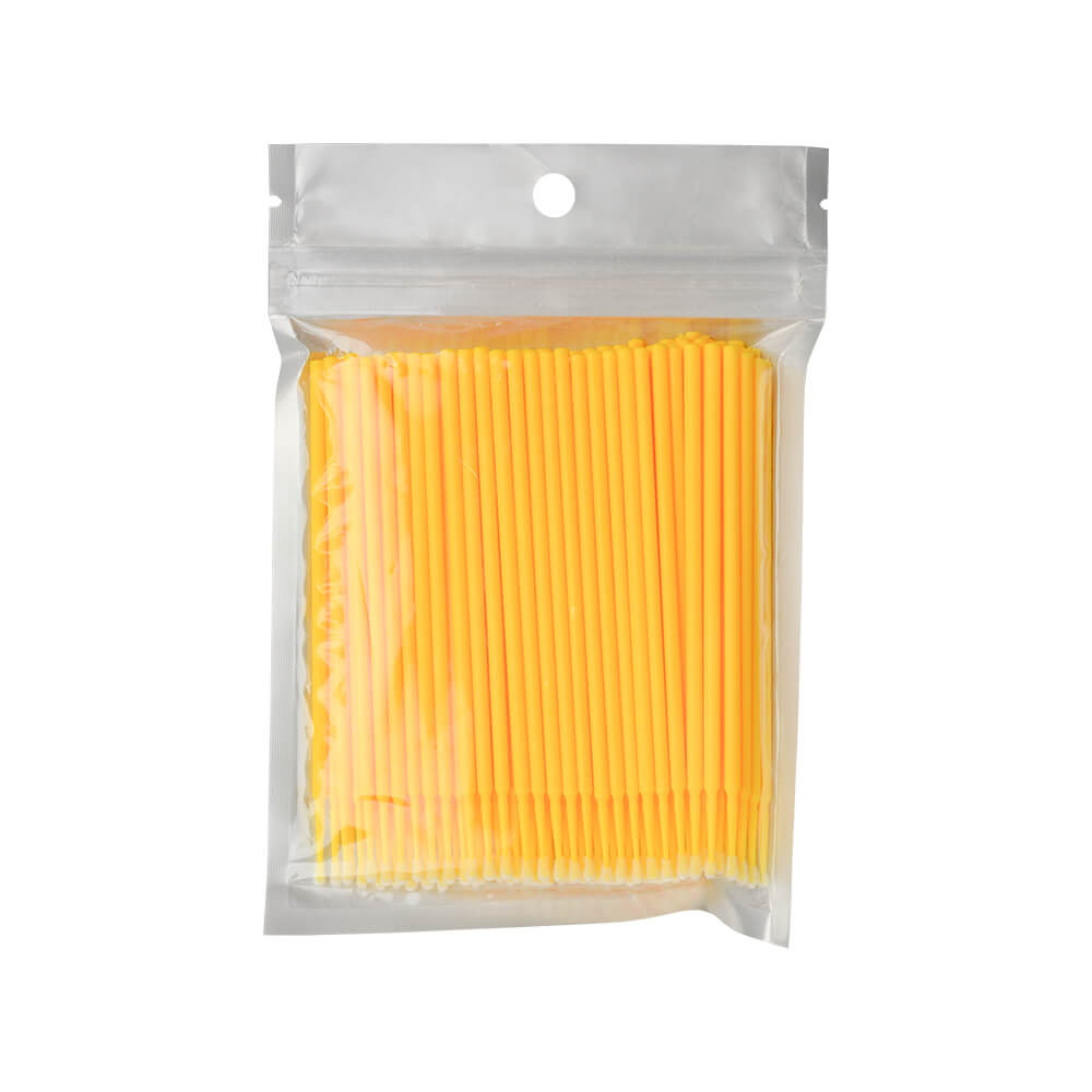 Micro brushes - 100 pcs - yellow | Smart Lashes