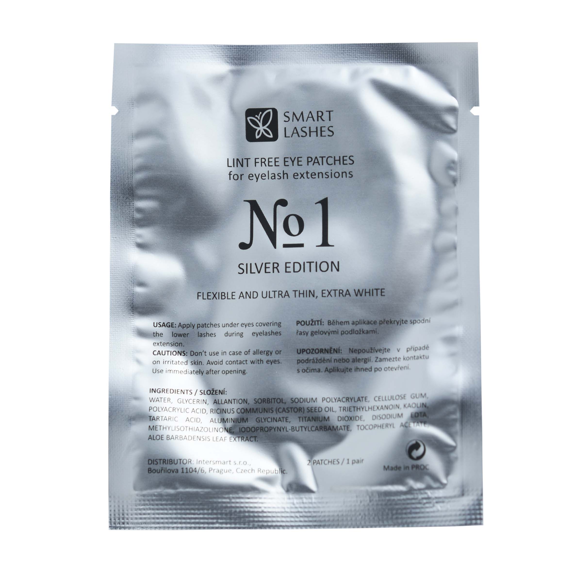 Gel pads No. 1 - Silver Edition - 100 pairs | Smart Lashes