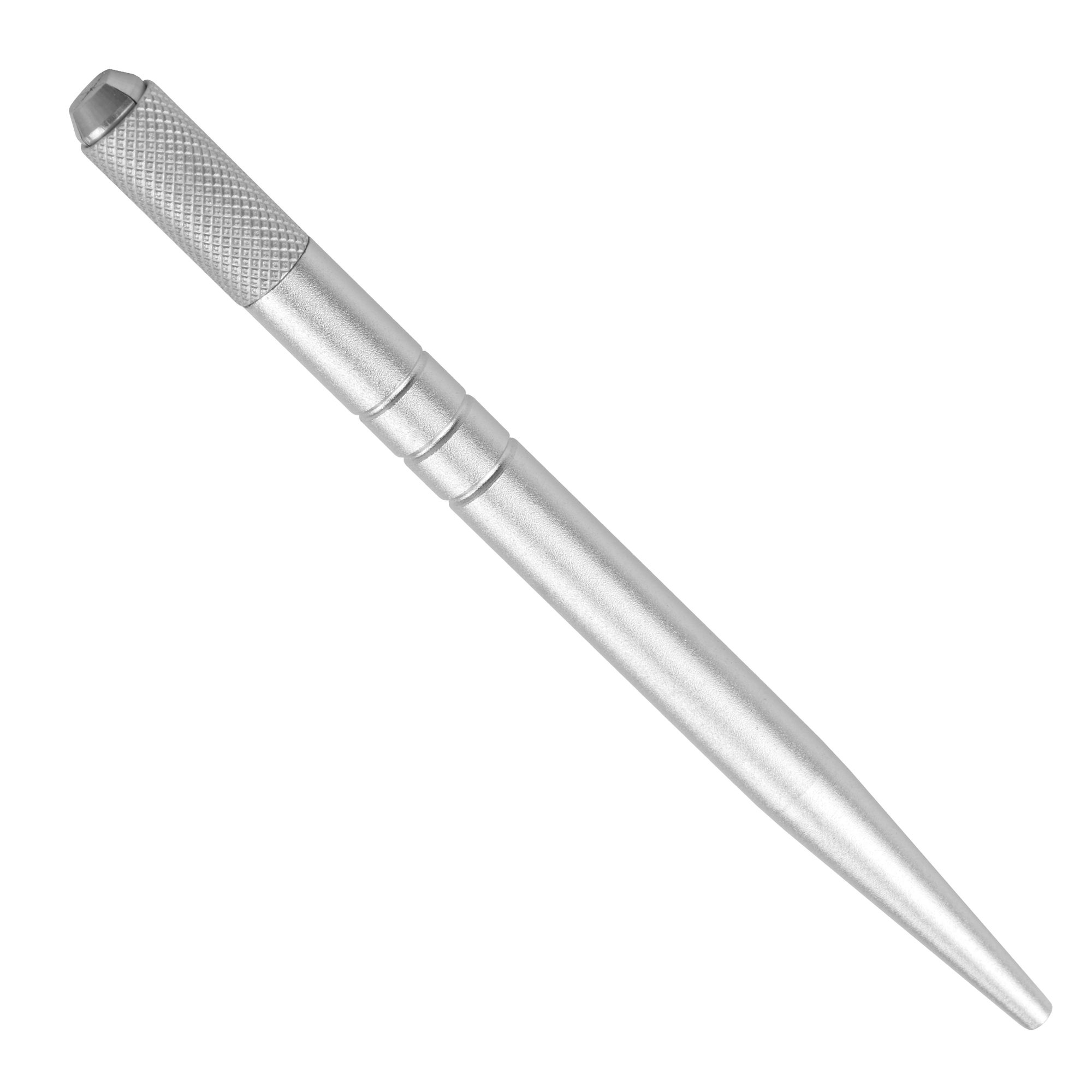 Microblading manual pen - 12 cm - silver | Smart Lashes