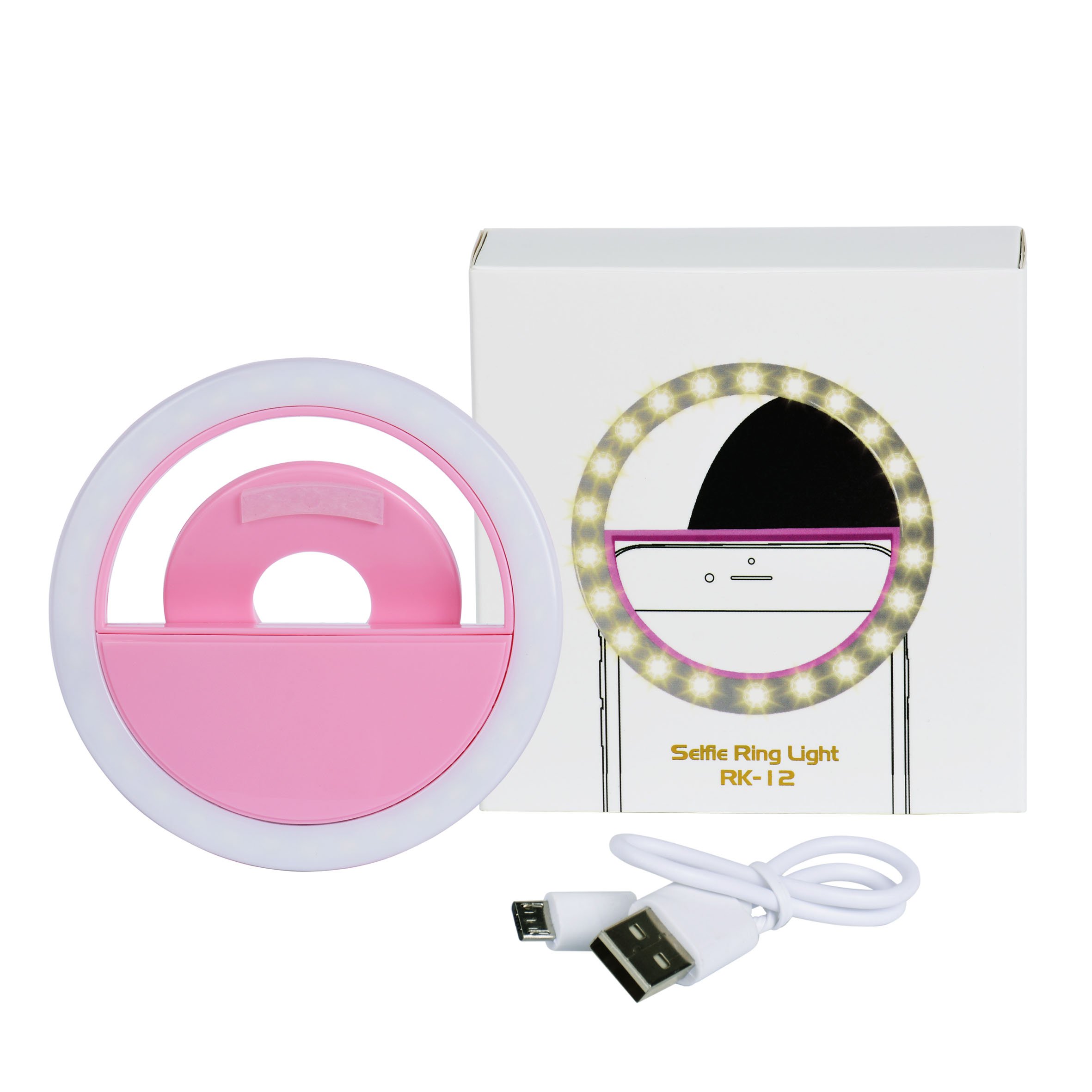 LED Selfie Ring Light - pink | Smart Lashes