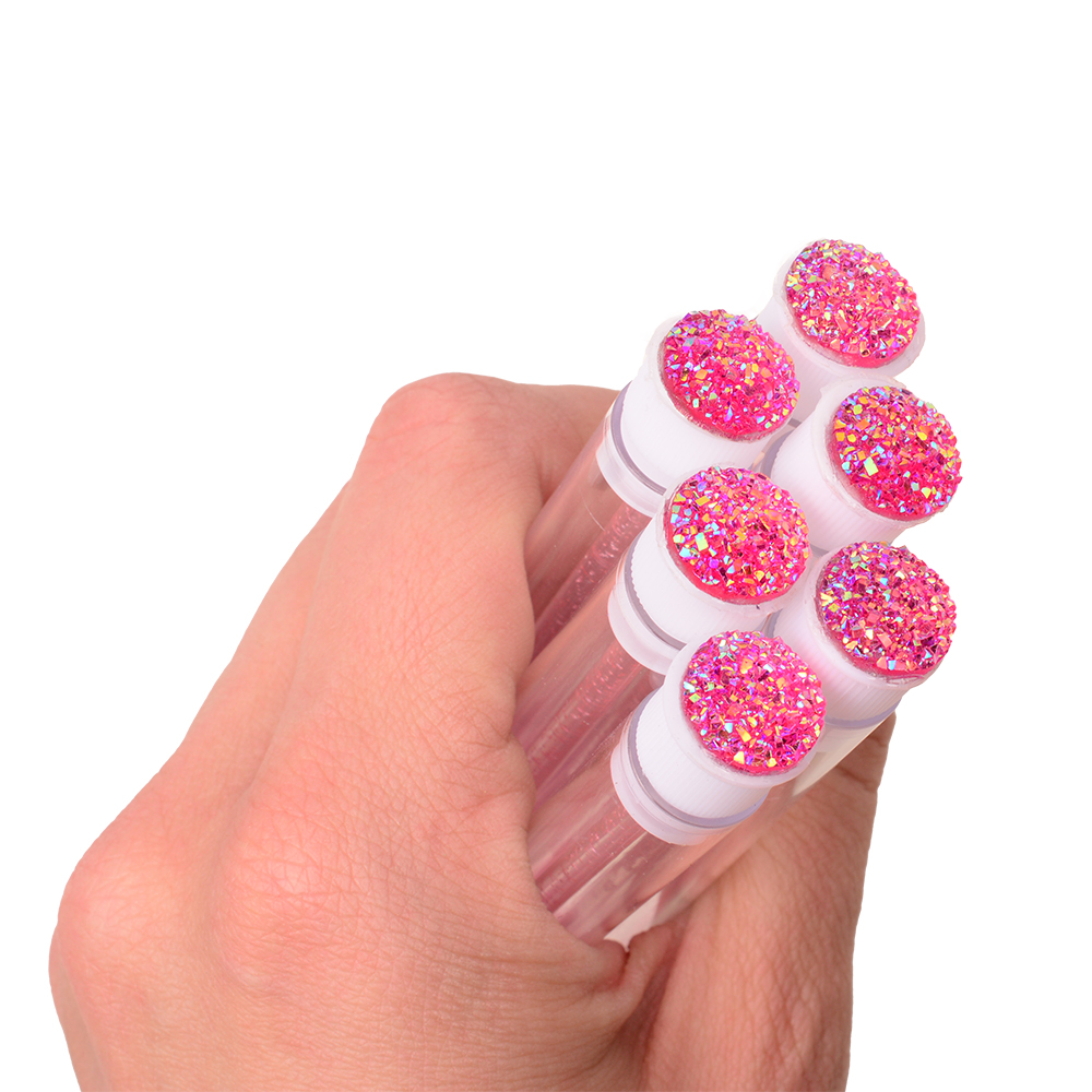 Mascara brush with lid - pink glitter | Smart Lashes