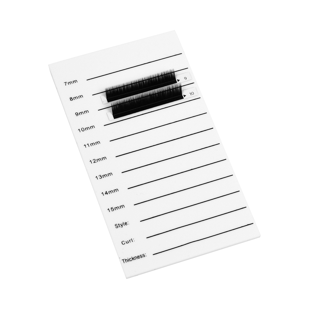Acrylic eyelash palette with marked lengths | Smart Lashes