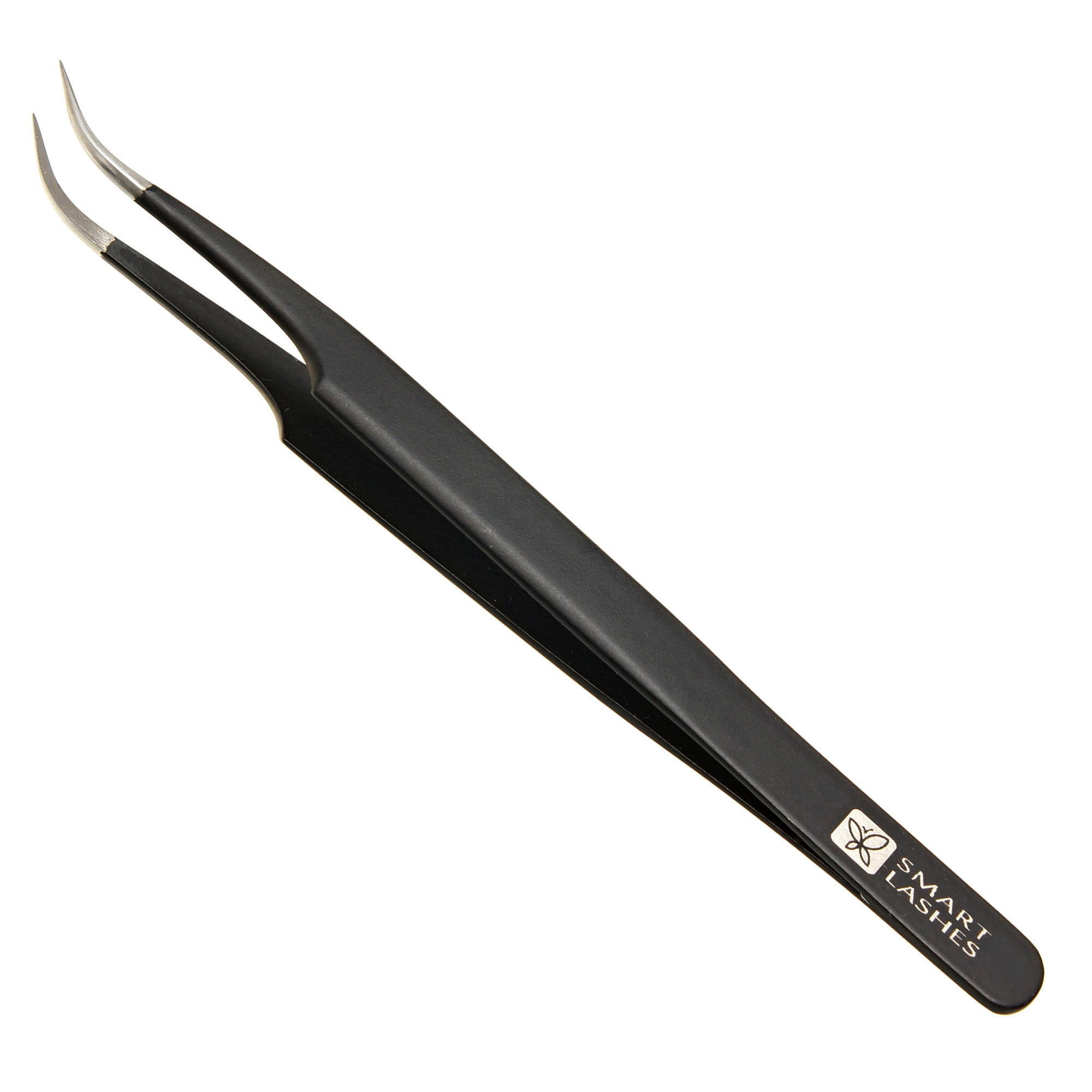 Tweezers type C - 12 cm - black  | Smart Lashes
