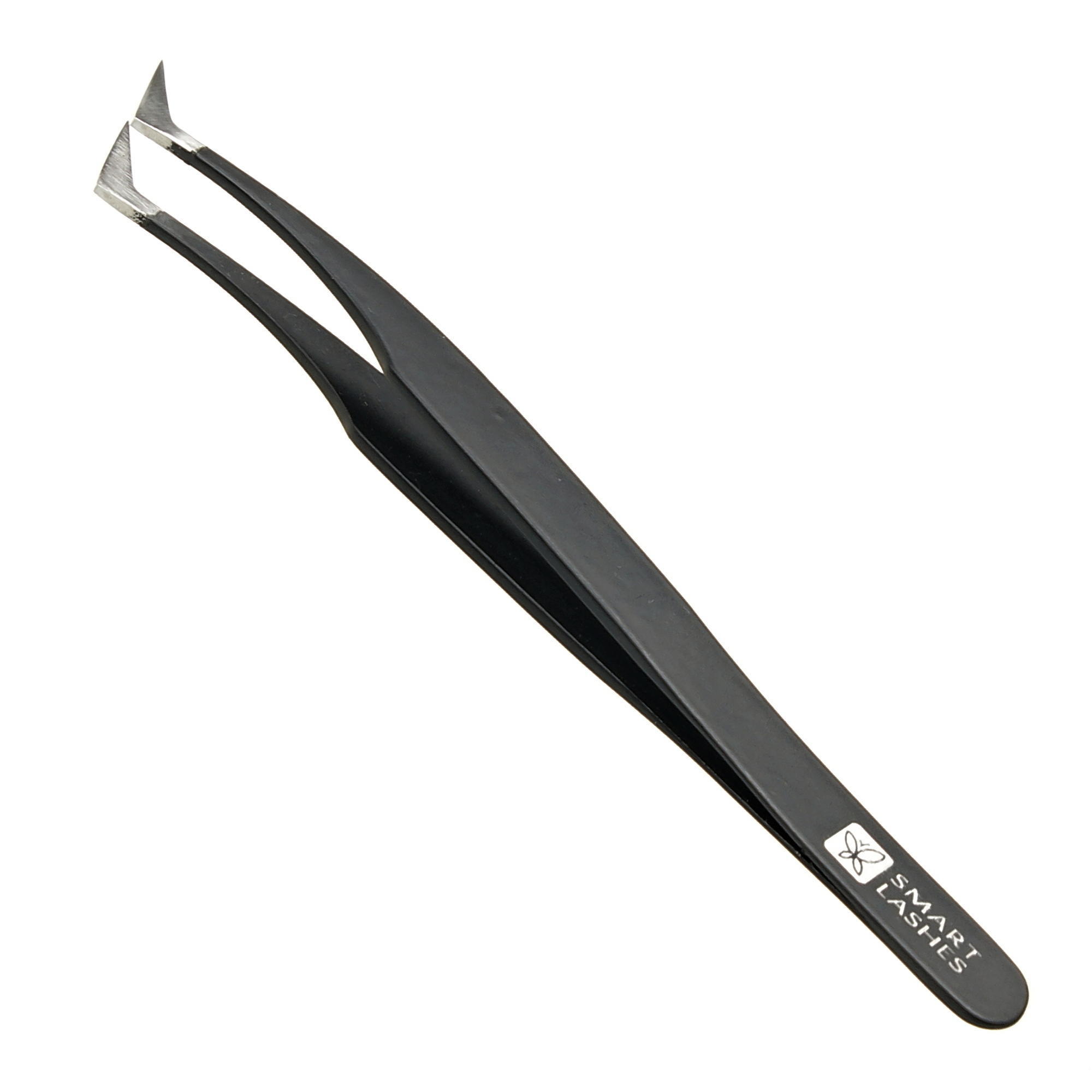 Tweezers type D - 12 cm - black | Smart Lashes