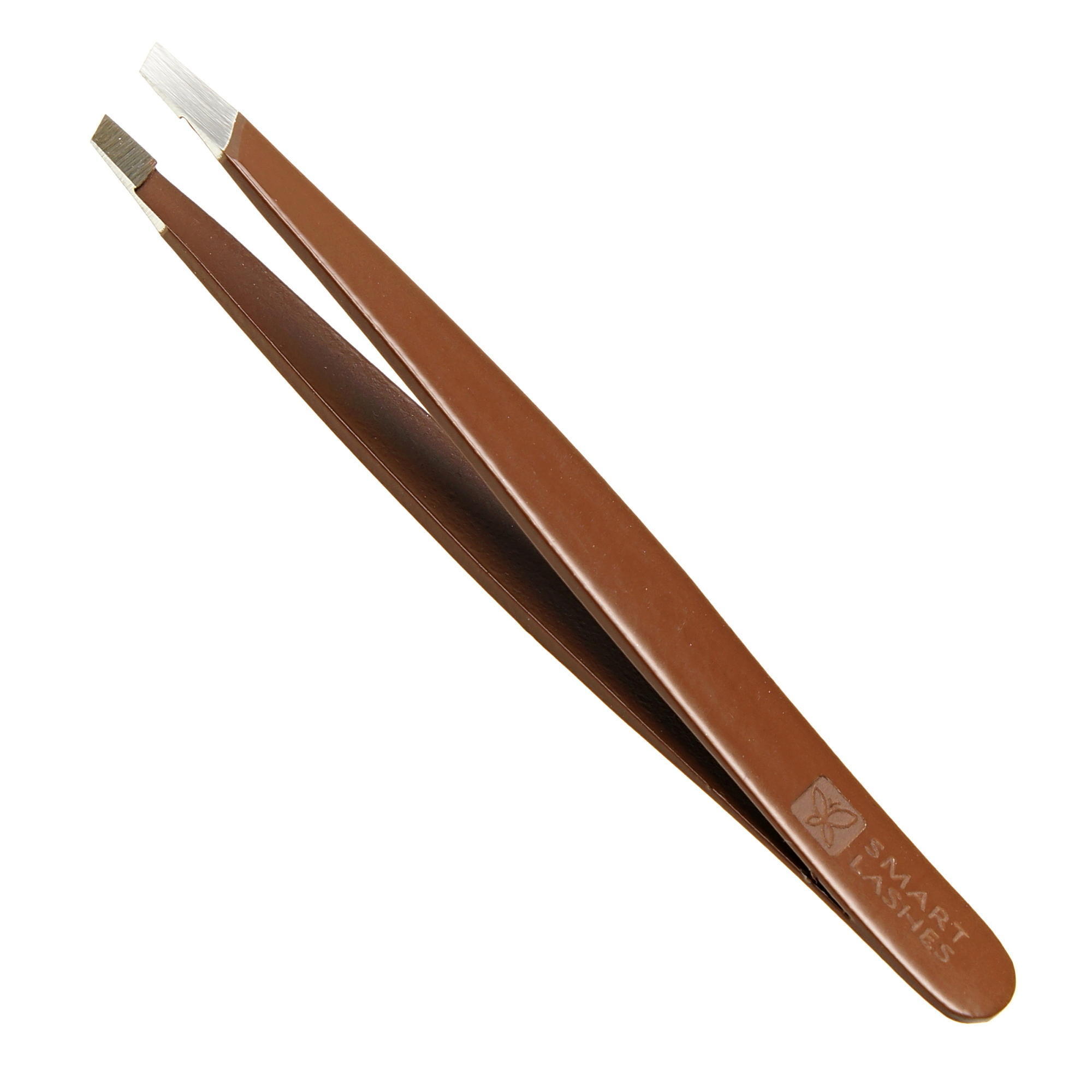Smart Lashes Eyebrow Tweezers - Brown | Smart Lashes