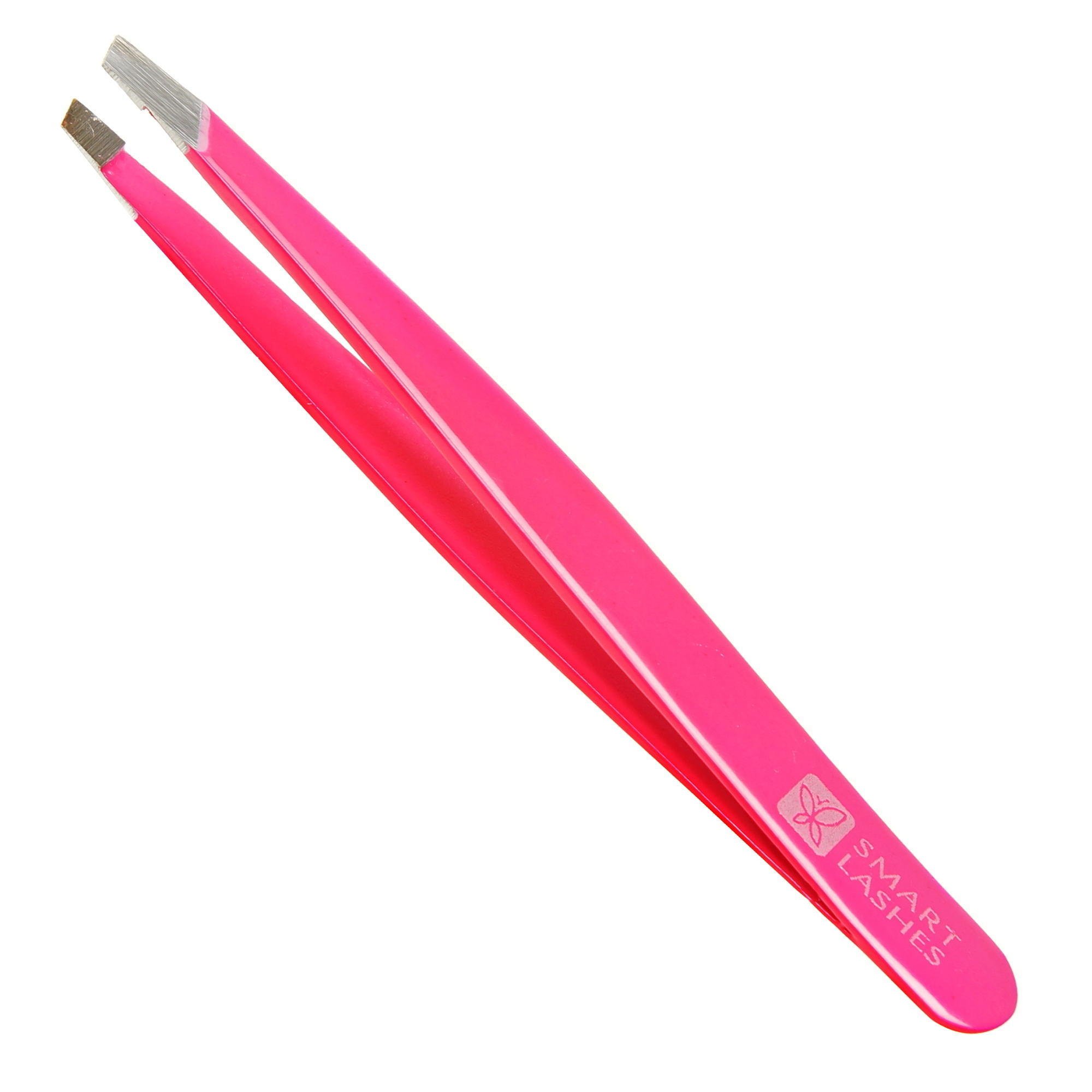 Smart Lashes Eyebrow Tweezers - Pink | Smart Lashes